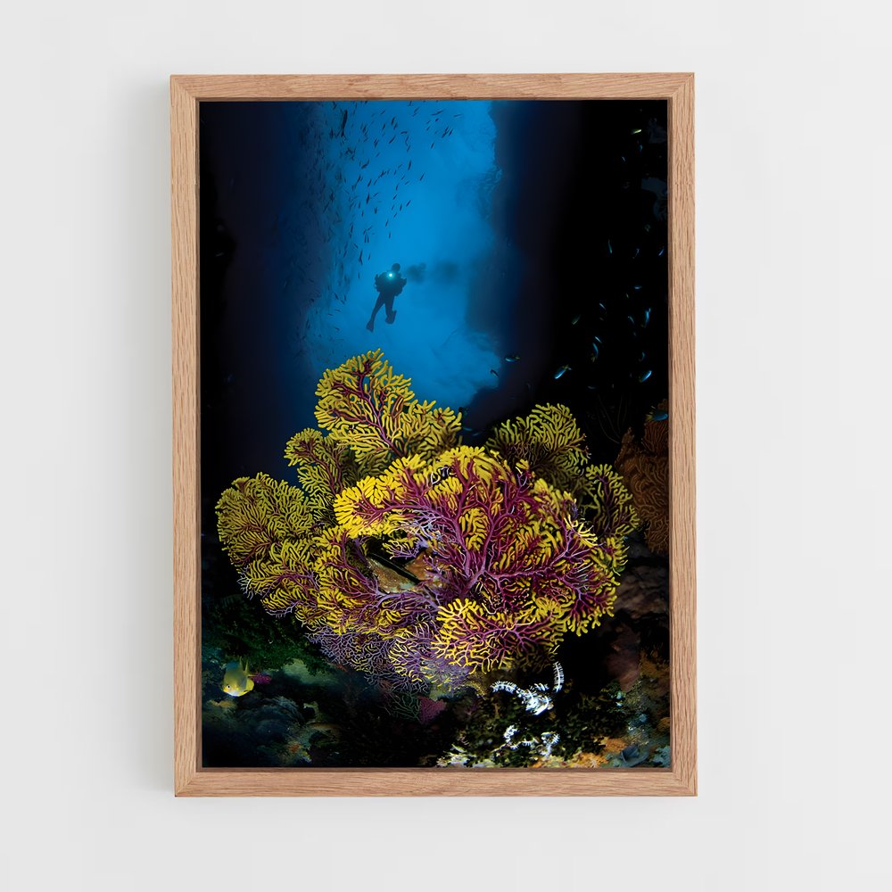 Poster Coral Symphony – affiche Plongée sous-marine (vue 4)